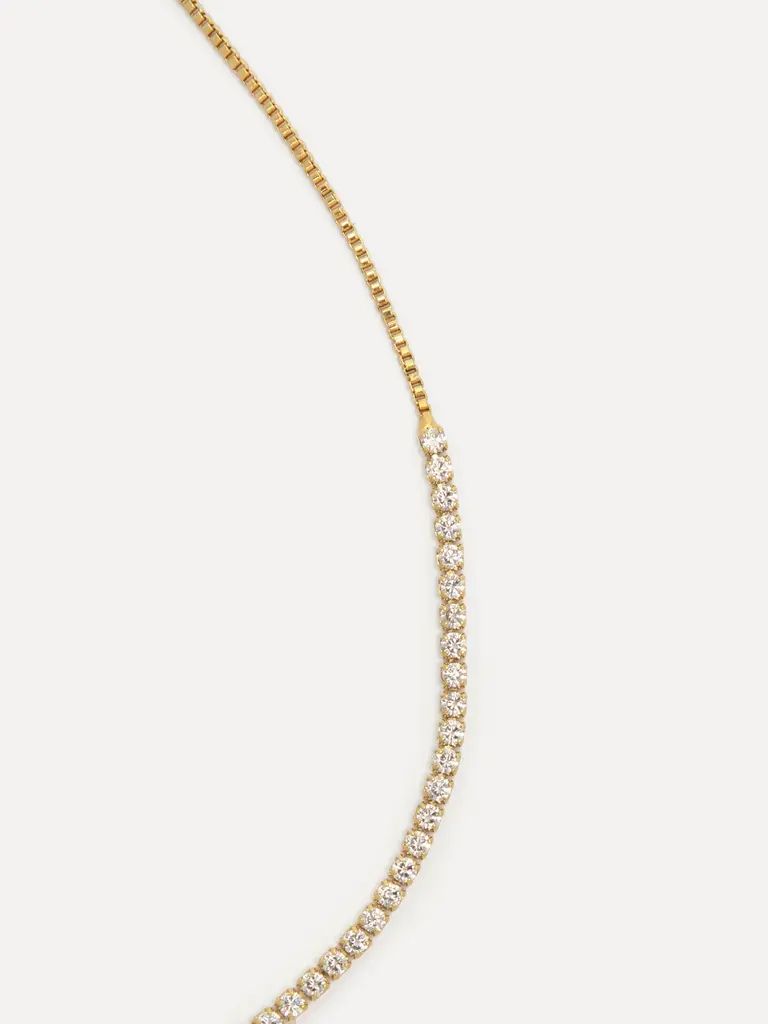 Les Soeurs Harry Tennis Chain Bracelet Gold