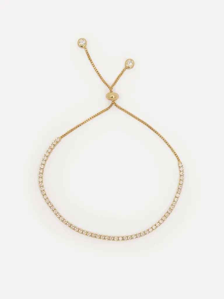 Les Soeurs Harry Tennis Chain Bracelet Gold