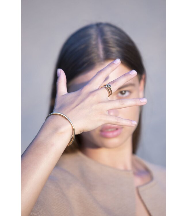 Bandhu Wire Ring Gold Plated