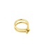 Bandhu Wire Ring Gold Plated