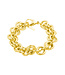 Bandhu Maliën Bracelet Gold Plated -19 cm