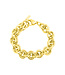 Bandhu Maliën Bracelet Gold Plated -19 cm