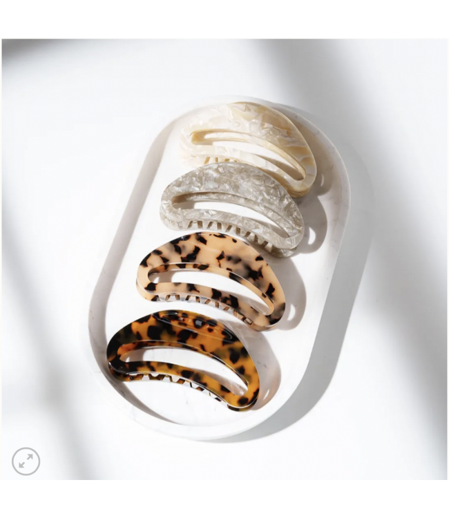 Olivia Clip Marmer Beige