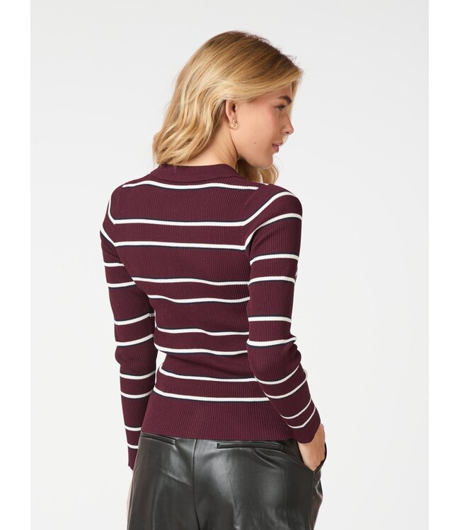 Jillan Polo Knit Blouse