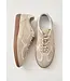 Rife Grain Cream Leather Sneakers
