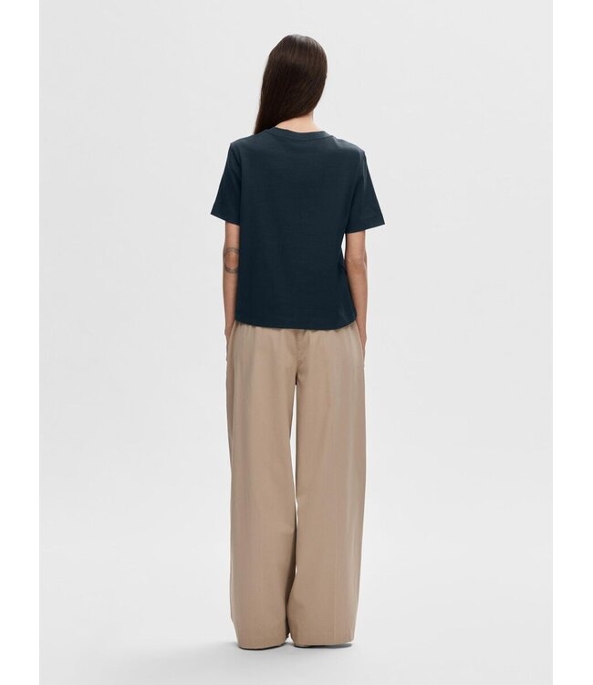 Essential Boxy SS T-shirt Navy