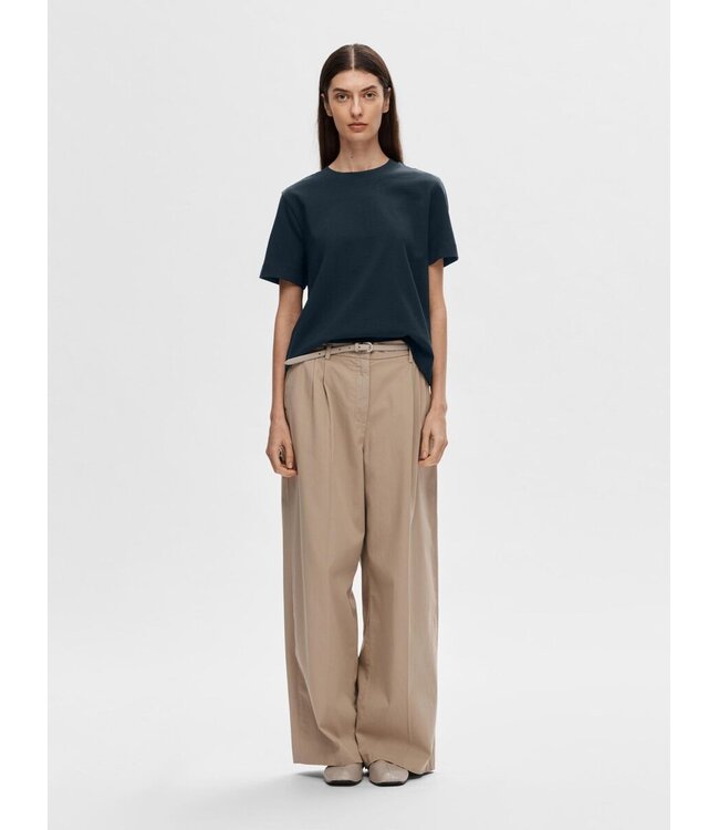 Essential Boxy SS T-shirt Navy