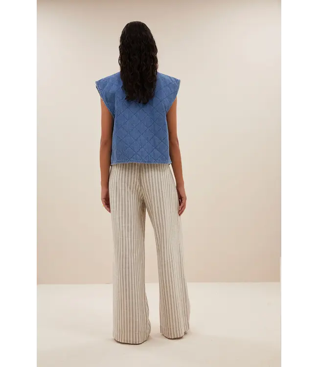 Mave Denim Sleevless Jacket