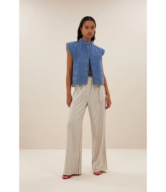 Mave Denim Sleevless Jacket