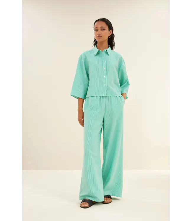 Randy Green Stripe Pants