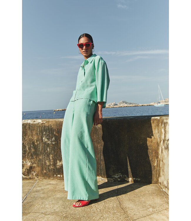 Randy Green Stripe Pants