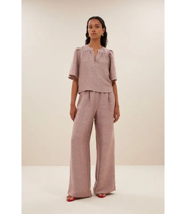 Blake Gloss Blouse Mellow Rose