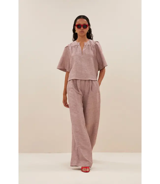 Blake Gloss Blouse Mellow Rose