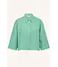 Bernie Blouse Green Seer Stripe