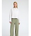 Astha Cropped Boxy Shirt White