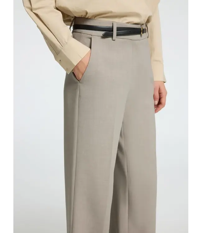 Rita Wide Pants Fossil Melange