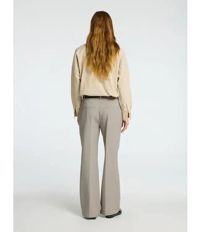 Rita Wide Pants Fossil Melange
