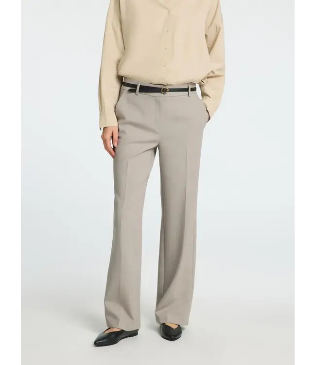 Rita Wide Pants Fossil Melange