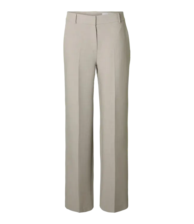 Rita Wide Pants Fossil Melange