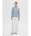 Lulu Knit O-neck Light Blue Melange