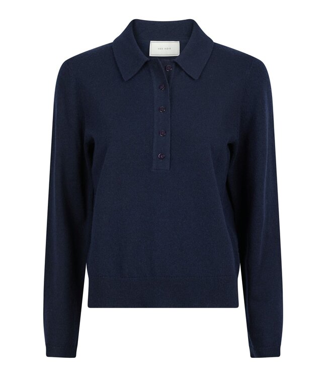 Genea Knit Polo Blouse