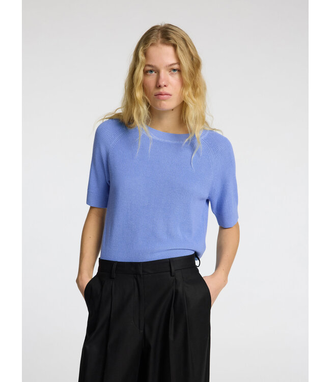 Elinna Knit Top Cornflower Blue