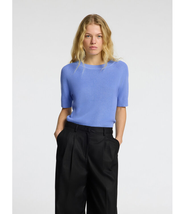 Elinna Knit Top Cornflower Blue