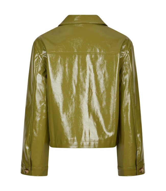 Emilia Patent Jacket Olive