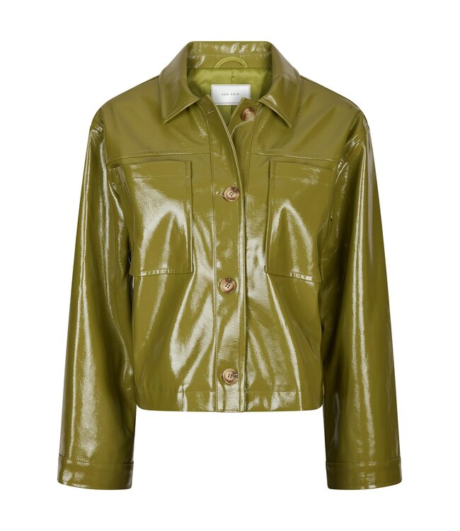 Emilia Patent Jacket Olive