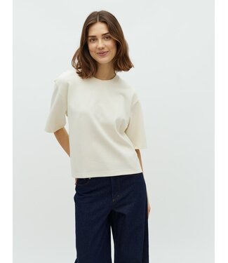 Emrys Betsy Top Light Grey Melange