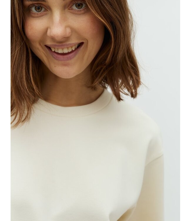 Emrys Betsy Top Light Grey Melange