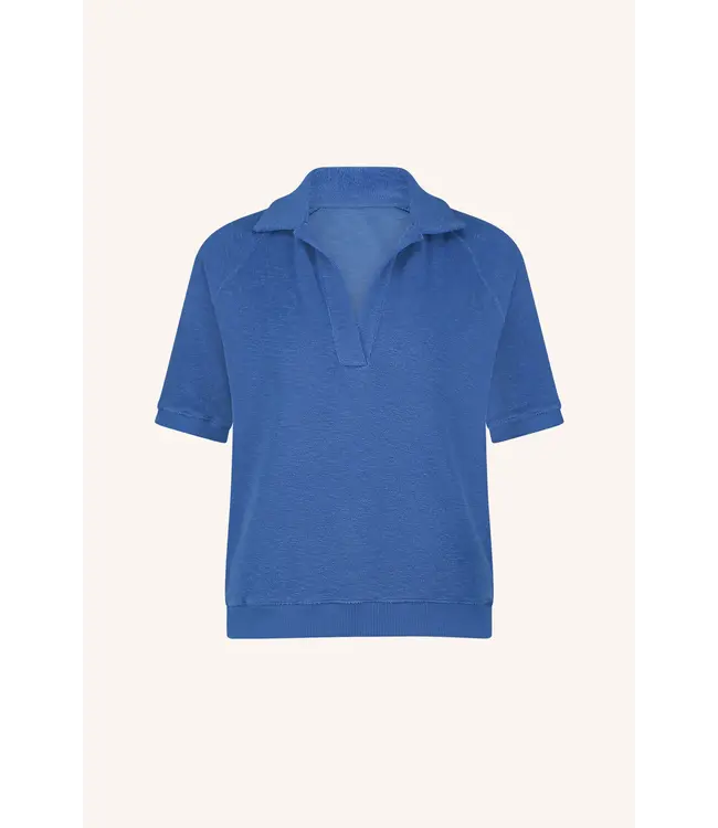 Harper Slub Top Queens Blue