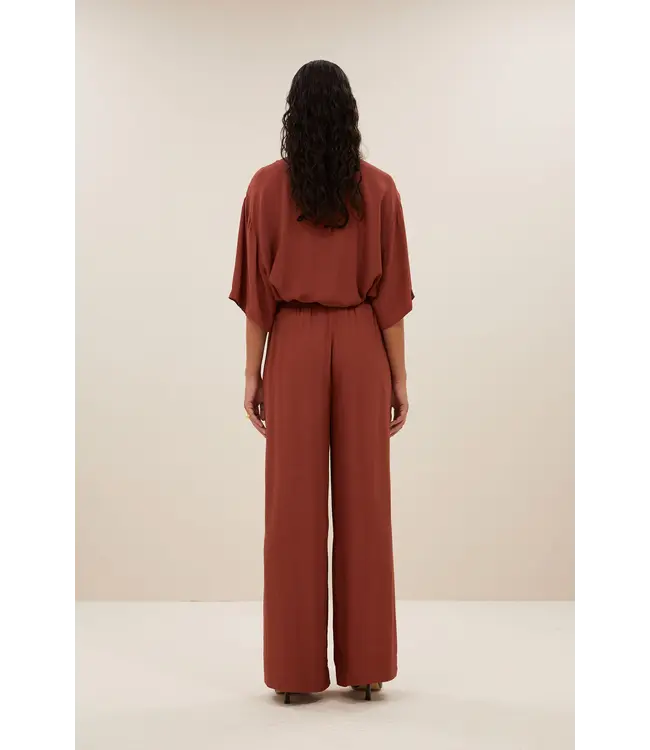 Benji Viscose Pants Bricks