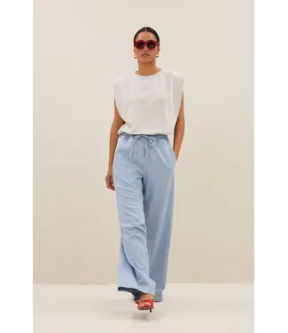 Diede Sweat Top Light Grey Melange