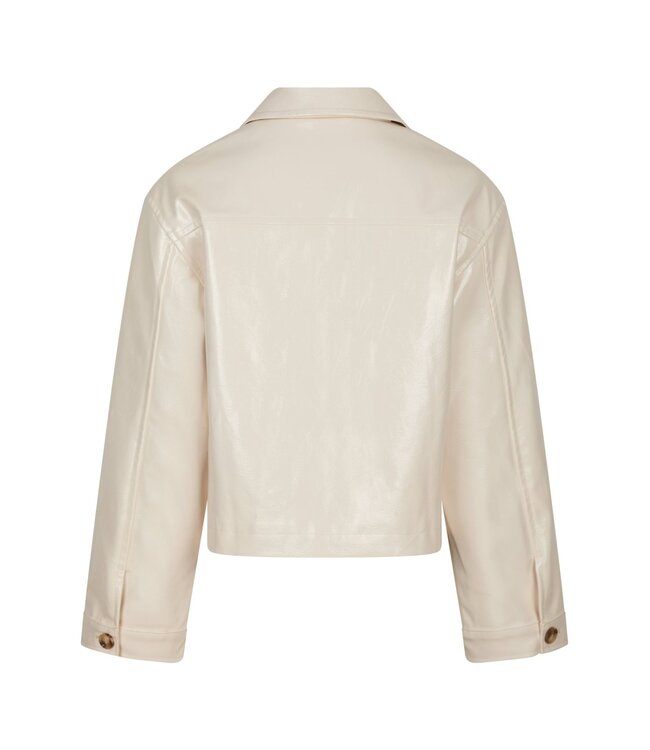 Emilia Patent Jacket Creme