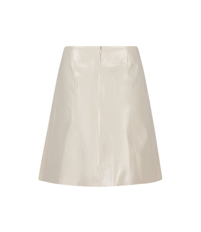 Hemie Patent Skirt Creme