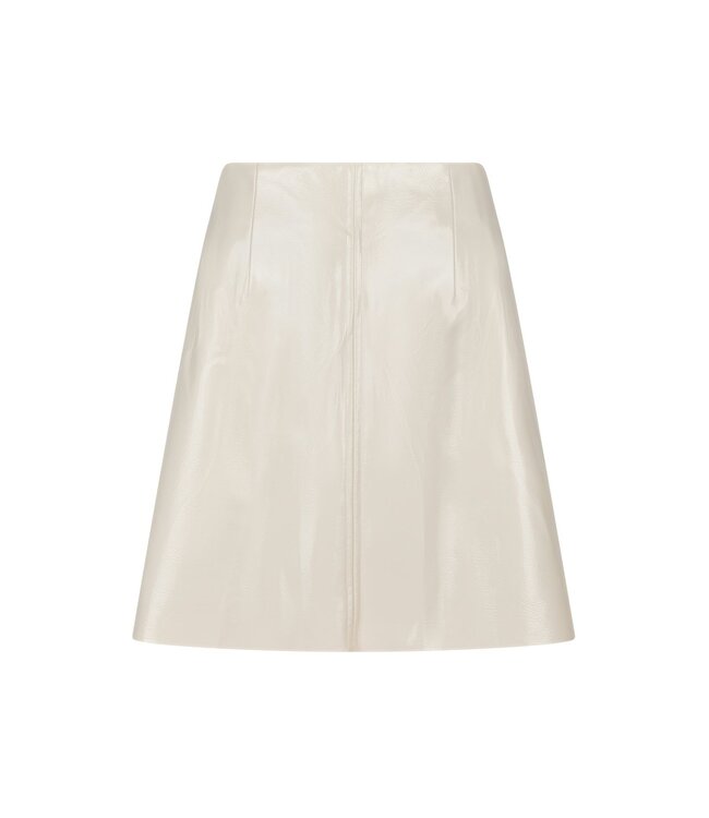 Hemie Patent Skirt Creme