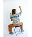 Viktor Tee Grey Cobalt
