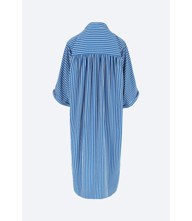 Ivy Dress Cobalt Stripe