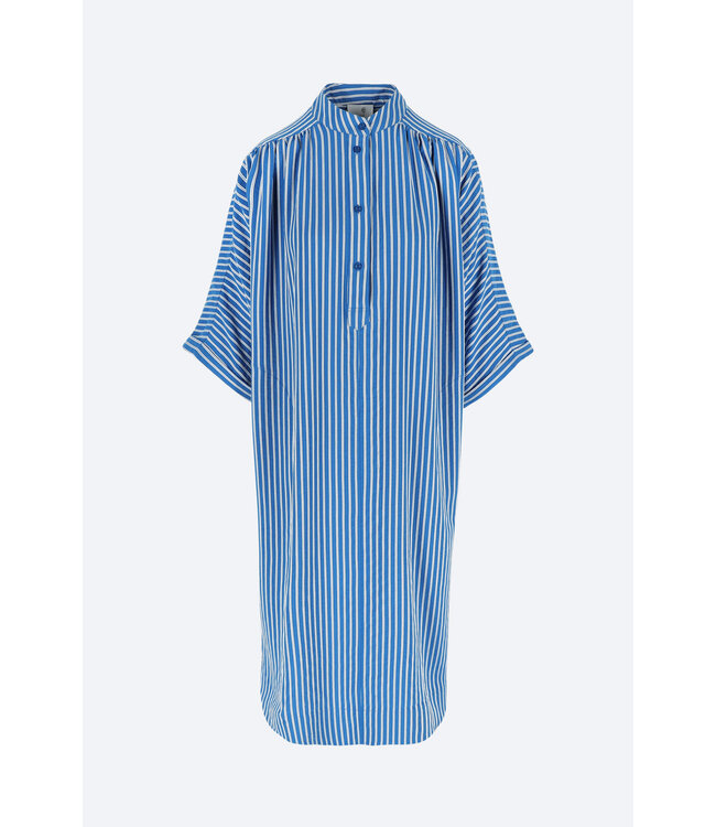 Ivy Dress Cobalt Stripe