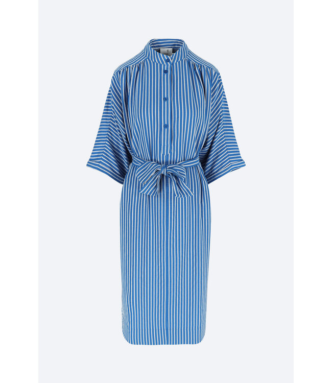 Ivy Dress Cobalt Stripe