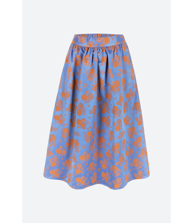 Julia Skirt Blue Flower