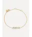 Henry Baguette Bracelet Gold Clear