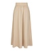 Yara Long Poplin Skirt Dark Sand