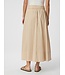 Yara Long Poplin Skirt Dark Sand