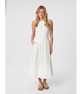 Yara Poplin Skirt White