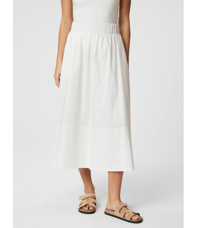 Yara Poplin Skirt White