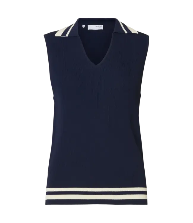 Calo Knit Top Outer Space