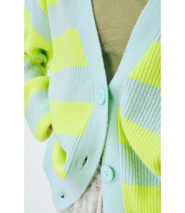 Raxow Knit Cardigan Fluo