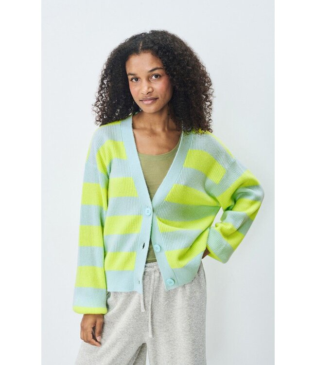 Raxow Knit Cardigan Fluo